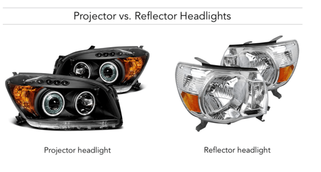 Projector Headlights vs. Reflector Headlights - Phoenix Auto Lighting