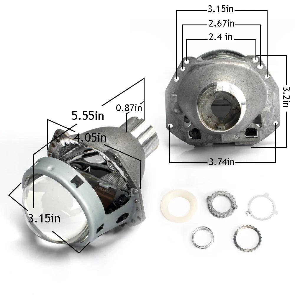 H4 Bixenon Projector Lens For Hella - Phoenix Auto Lighting