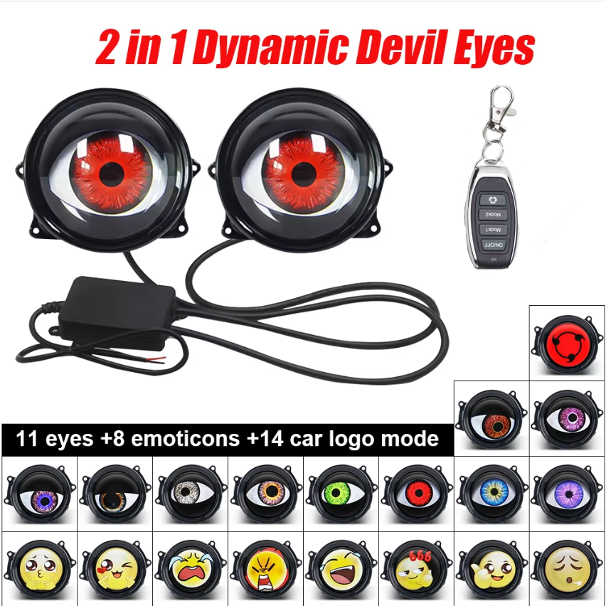 Dynamic Devil Eye LED Headlights - Phoenix Auto Lighting