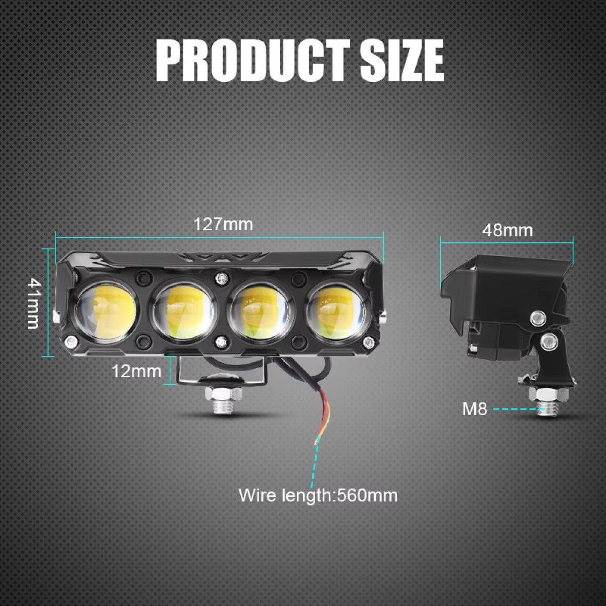Motorycle led light headlight