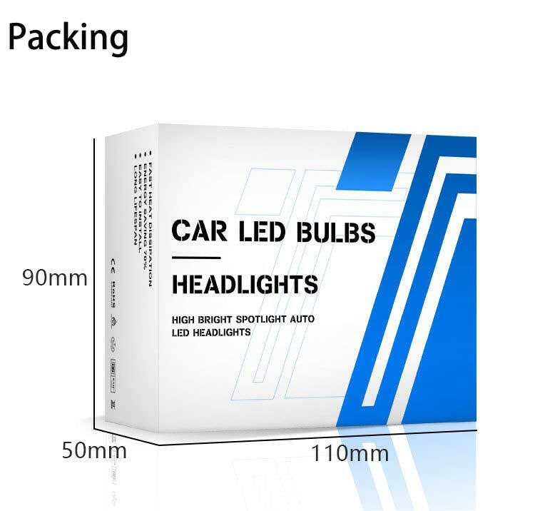 H3 Headlight Bulbs Mini LED Car Light Fanless - Phoenix Auto Lighting