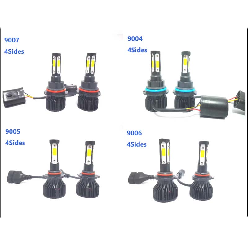 4 Sides LED Headlight Bulbs