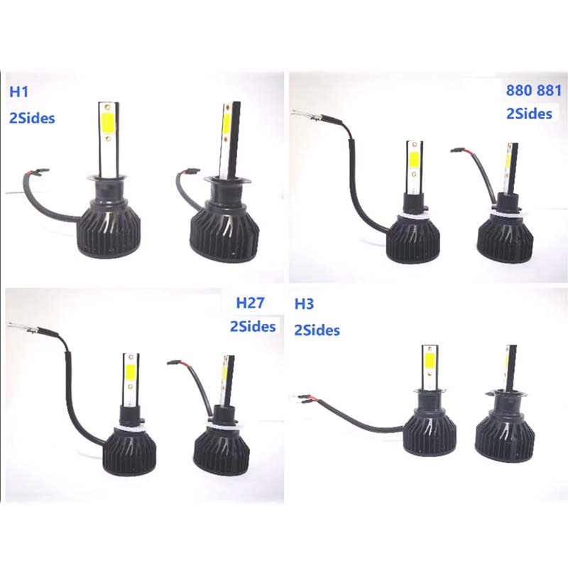 4 Sides LED Headlight Bulbs