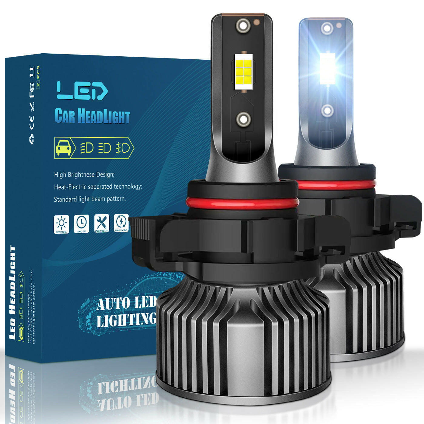 H4 Car LED headlights head lights Bulb - Phoenix Auto Lighting
