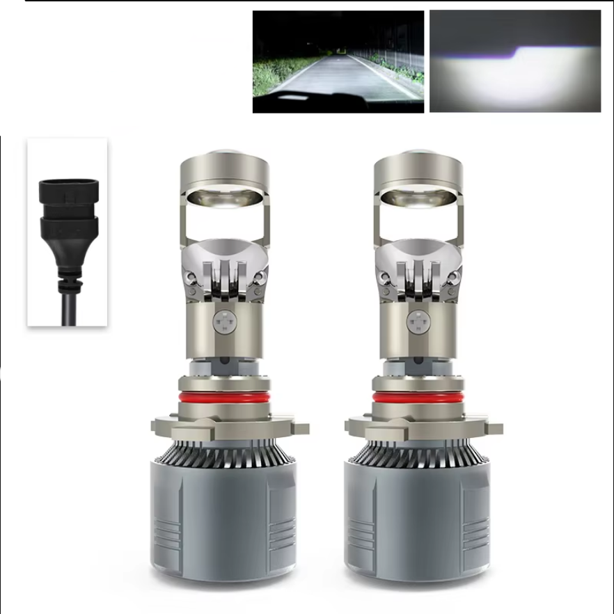 LED Headlight Mini Lens Projector