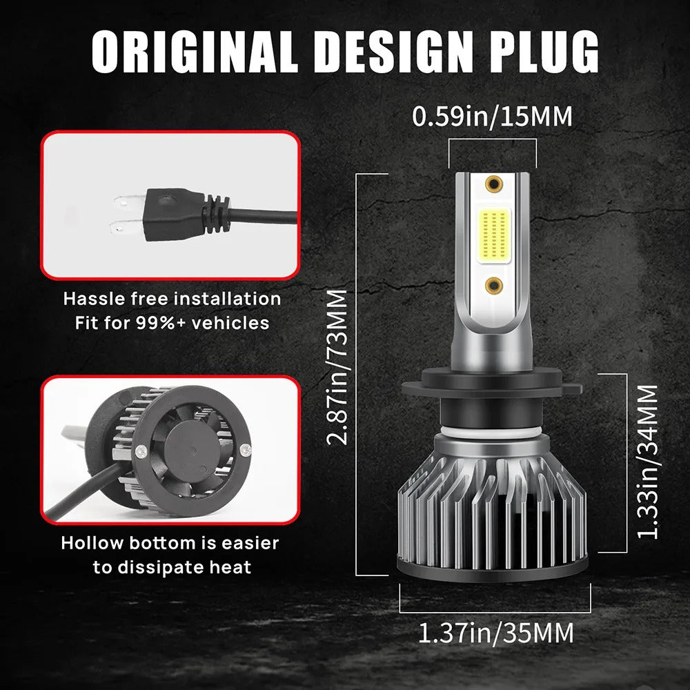 H11 COB LED Headlight Bulb