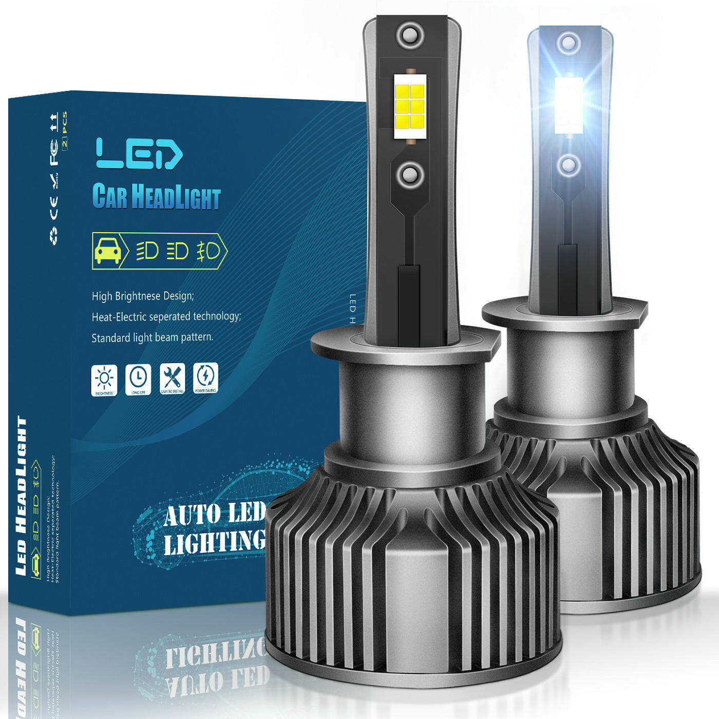 H4 Car LED headlights head lights Bulb - Phoenix Auto Lighting