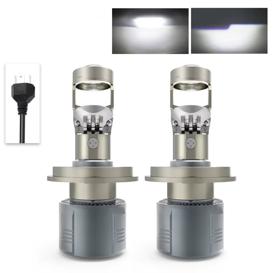 LED Headlight Mini Lens Projector