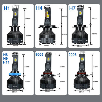 H4 LED Car Headlights Bulbs