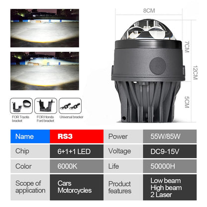 Bi-led Projector Headlight Lenses