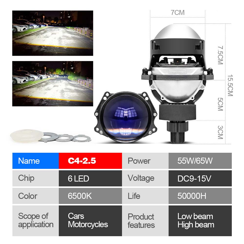 Bi-led Projector Headlight Lenses - Phoenix Auto Lighting