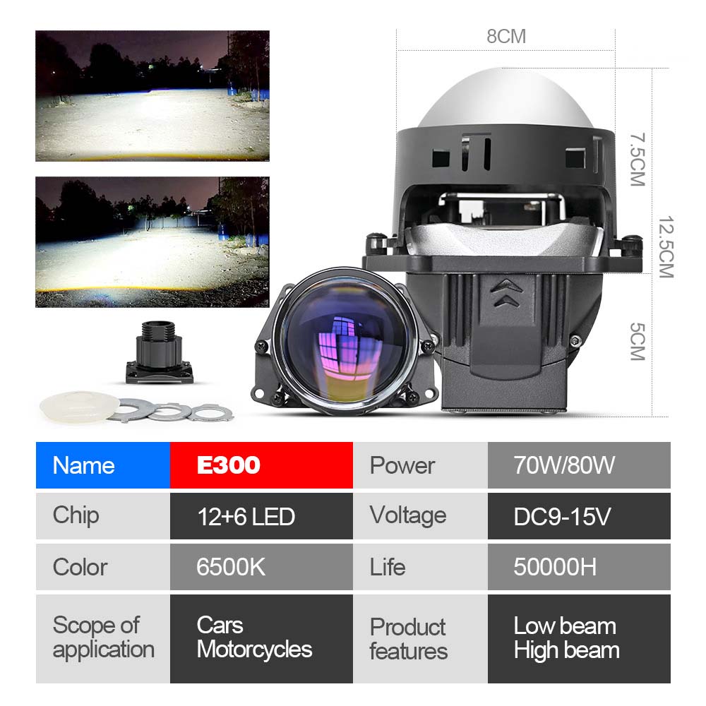 Bi-led Projector Headlight Lenses - Phoenix Auto Lighting