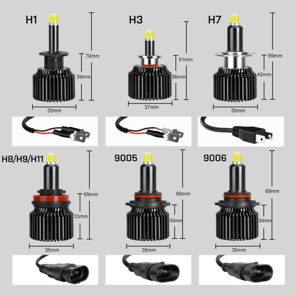 LED Car Headlight Bulb 3D LED light - Phoenix Auto Lighting