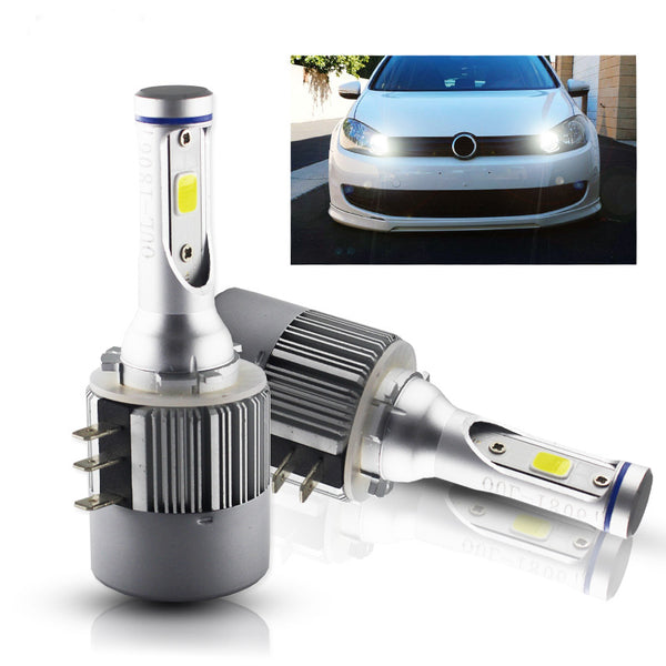 Car H15 LED Bulb Headlight 24W 2000LM 12V Conversion Driving Light 6500K  White For VW Audi BMW – Phoenix Auto Lighting