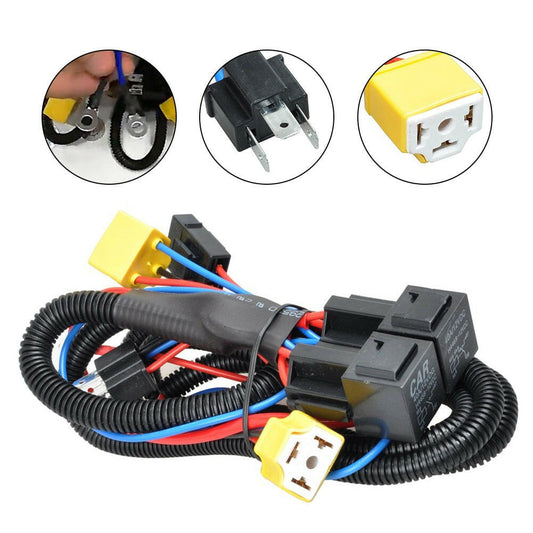 H4 Relay Wiring Harness - Phoenix Auto Lighting