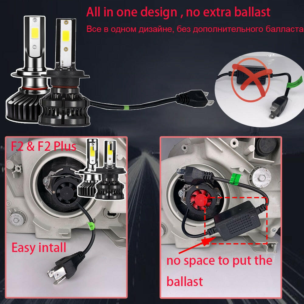LED Headlight Bulb Car Light F2 - Phoenix Auto Lighting