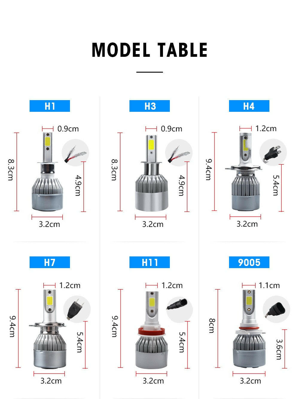 C6 Led Headlight Bulbs - Phoenix Auto Lighting