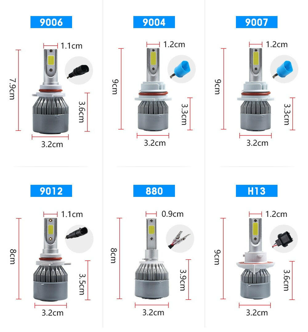 C6 Led Headlight Bulbs - Phoenix Auto Lighting